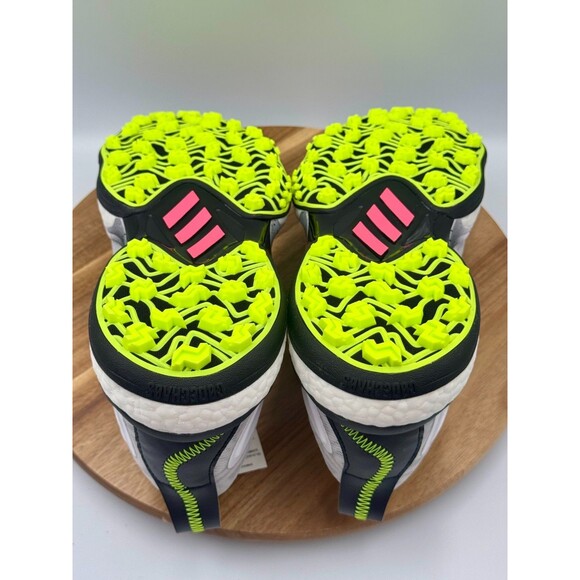 ADIDAS CodeChaos 25 Spikeless Golf Shoes Mens 12.5 White Black Yellow NWT IF3268 main image 6